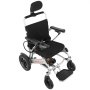 VEVOR Silla de Ruedas Eléctrica para Adultos Mayores, Capacidad de Peso de 136,08 kg, 508,00 mm de Ancho, Sillas de Ruedas Motorizadas Plegables y Livianas, Aleación de Aluminio, 940 x 665 x 1210 mm