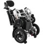 VEVOR Silla de Ruedas Eléctrica para Adultos Mayores, Capacidad de Peso de 136,08 kg, 508,00 mm de Ancho, Sillas de Ruedas Motorizadas Plegables y Livianas, Aleación de Aluminio, 940 x 665 x 1210 mm