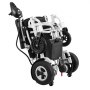 VEVOR Silla de Ruedas Eléctrica para Adultos Mayores, Capacidad de Peso de 136,08 kg, 508,00 mm de Ancho, Sillas de Ruedas Motorizadas Plegables y Livianas, Aleación de Aluminio, 925 x 670 x 980 mm
