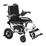 VEVOR Silla de Ruedas Eléctrica para Adultos Capacidad de 100 kg Plegable Ligera Motorizada Autonomía de 19,3 km Ajuste de 5 Velocidades Todoterreno Portátil para Personas Mayores, Discapacitadas