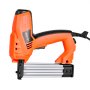 VEVOR Clavadora Eléctrica 2 en 1, Pistola de Clavos Eléctrica Calibre 18 con 1000 Grapas y 1000 Clavos, Agarre de Goma Antideslizante, Ligero y Portátil, para Carpintería, Proyectos de Bricolaje