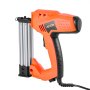 VEVOR Clavadora Eléctrica 2 en 1, Pistola de Clavos Eléctrica Calibre 18 con 1000 Grapas y 1000 Clavos, Agarre de Goma Antideslizante, Ligero y Portátil, para Carpintería, Proyectos de Bricolaje