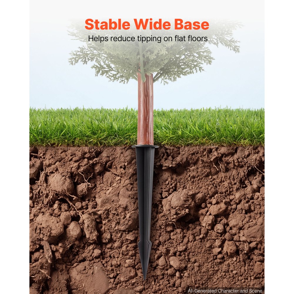 VEVOR Árboles Artificiales Exterior 91 cm, 2 Árboles Topiarios Artificiales para Macetas, Entradas, Caminos, con Hojas de PE, Estacas Integradas y Follaje de Cedro para Decoración Exterior Todo el Año