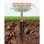 VEVOR Árboles Artificiales Exterior 91 cm, 2 Árboles Topiarios Artificiales para Macetas, Entradas, Caminos, con Hojas de PE, Estacas Integradas y Follaje de Cedro para Decoración Exterior Todo el Año