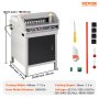 VEVOR Cortadora de Papel Eléctrica Corte Máximo de 450 mm Grosor de Corte de 40 mm Máquina Cortadora de Papel de Alta Resistencia pantalla LCD con Control de Botones Ideal para Oficina, Laboratorio