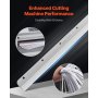 VEVOR Cuchilla para Cortador de Papel, Repuesto de Cuchilla de Acero Resistente, Cuchilla de Repuesto para Máquina Cortadora de Papel, 503 x 43 x 6 mm Apta para Cortadora Profesional E330D/E330S