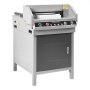 VEVOR Cortadora de Papel Eléctrica, de Alto Rendimiento y Eficiente, con Ancho de Corte 45 cm y Grosor de Corte 4 cm, Incluye Función Infrarroja, Cuchilla de Repuesto y 500 W, 650 x 770 x 1010 mm