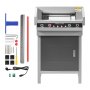 VEVOR Cortadora de Papel Eléctrica, de Alto Rendimiento y Eficiente, con Ancho de Corte 45 cm y Grosor de Corte 4 cm, Incluye Función Infrarroja, Cuchilla de Repuesto y 500 W, 650 x 770 x 1010 mm