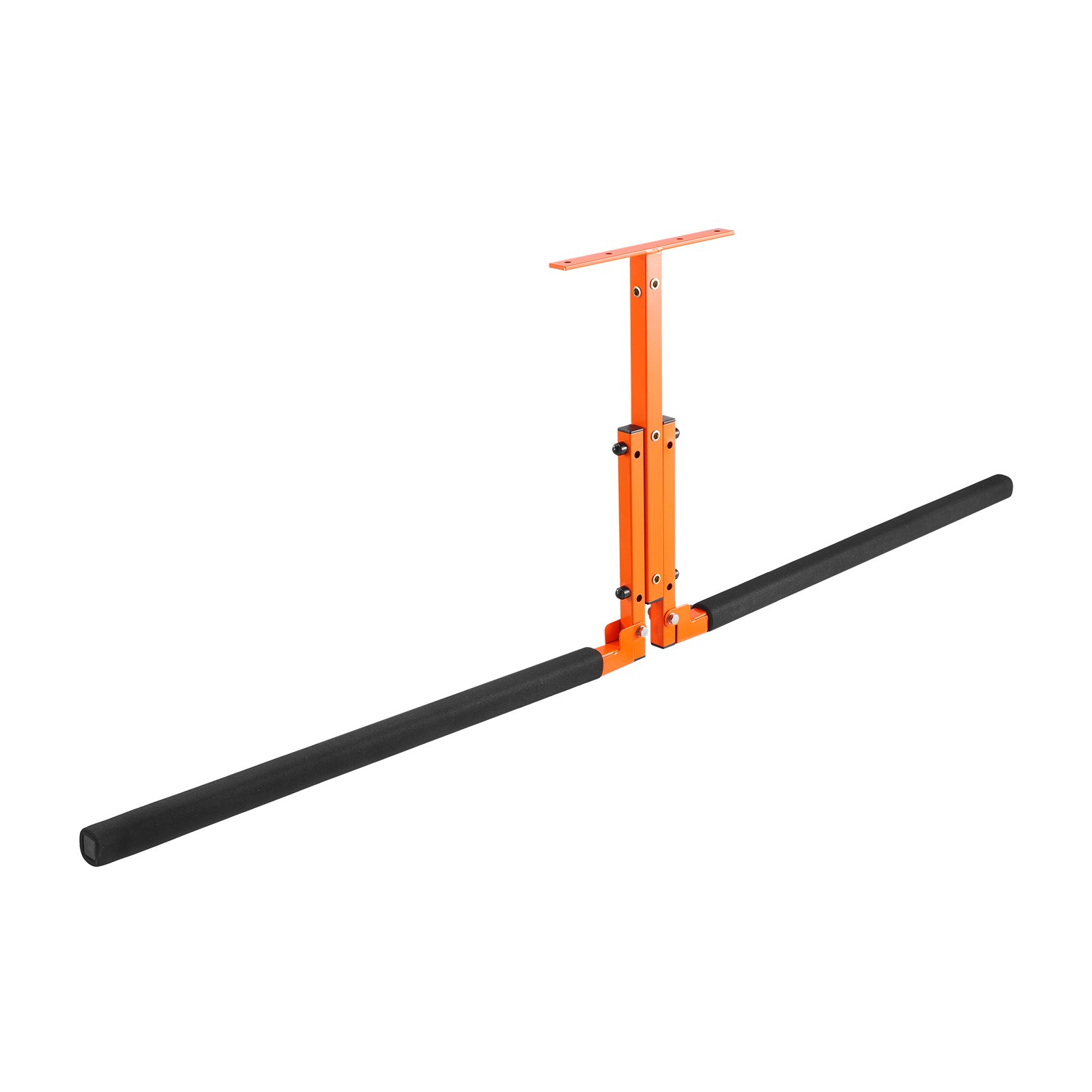 VEVOR Estante de techo para kayak, estante de almacenamiento para 2 kayaks, canoa, remo SUP, estante para kayak colgante de altura ajustable con brazos acolchados, carga máxima 250 libras