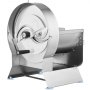 VEVOR Cortadora de Jamón Eléctrica Espesor Ajustable de 0-12mm Cortadora de Frutas Vegetales Convertible a Manual Máquina Rebanadora de Alimentos de Acero Inoxidable Puerto de Alimentación Grande