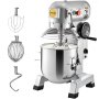 VEVOR Mezclador de Alimentos 14,25 L Batidora Amasadora 500 W Robot de Cocina Mezcladora Amasadora 58 kg Velocidades Robot de Cocina Amasadora Automática Multifuncional Robot de Cocina Amasadora