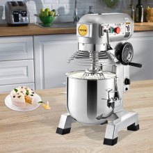 VEVOR Mezclador de Alimentos 15Qt Batidora Amasadora 500W Robot de Cocina Mezcladora Amasadora 58 kg Velocidades Robot de Cocina Amasadora Automática Multifuncional Robot de Cocina Amasadora