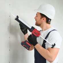 VEVOR Pistola para Calafatear Eléctrica Inalámbrica 20V 10oz/300ml 4 Velocidades