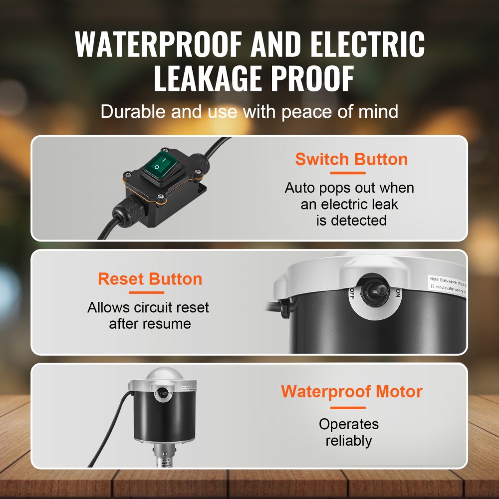 VEVOR Lavadora de Vasos Eléctrica Comercial Limpiador de Vasos con Barra de 5 Cepillos Máquina de Limpieza de Copas de Vino 600 tazas/hora Lavadora de Vasos para Copas de Champán, Vasos de Cerveza