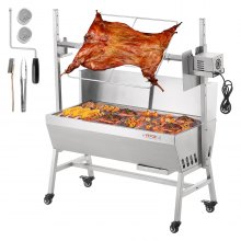 VEVOR Asador de Barbacoa con Pincho para Cerdo Cordero 1110 x 417 x 1080 mm 42 W