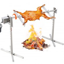 VEVOR Parrilla de Cordero Cochinillo Parrilla Asada 42W 41kg Barbacoa Eléctrica