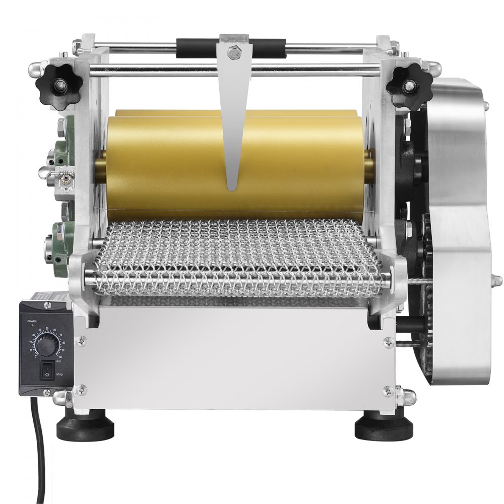 VEVOR Máquina Eléctrica para Hacer Tortillas de Maíz con Revestimiento Antiadherente y Dos Moldes, Adecuada para Productos como Sopas, Pita, Tortillas y Pizza, Chapatti, 710 x 490 x 450 mm