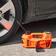 VEVOR Gato Eléctrico Ajustable para Automóvil 5 T 390 x 301 x 186 mm Naranja