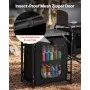 VEVOR Cocina de Camping Plegable 177 x 45 x 80 cm, Mesa de Cocina para Acampar con Protector contra Viento y Bolsa de Transporte, Mueble de Camping para Picnic, Barbacoa, Viajes en Autocaravana
