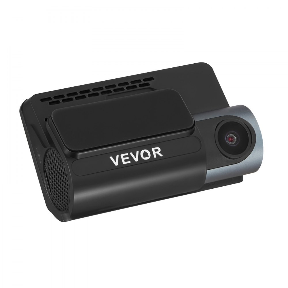VEVOR Cámara de Salpicadero para Coche Dashcam Frontal y Trasera 4K+1080P, Control por Aplicación WiFi, con GPS Integrado, Sensor G, Ángulo de Visión Frontal 123° y Trasero 125°, Grabación en Bucle