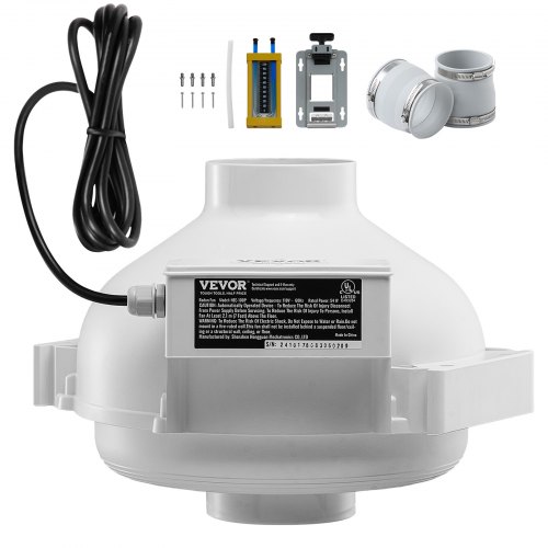 VEVOR Kit de Sistema de Ventilación a Mitigación 260CFM 305 x 320 x 235 mm