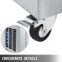 Máquina De Helados Ice Cream Maker Con 1 Sartén 6 Cubetas 40cm Pan 220v