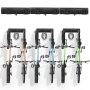 VEVOR Portabicicletas para Garaje para 6 Bicicletas y 3 Cascos, Riel 1219,2 mm