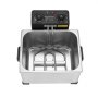 VEVOR Commercial Electric Deep Fryer, 5.2 L Oil Capacity, 2500W Stainless Steel Countertop Fryer with Large & Small Baskets, Overheat Protection, Temp Control, Timer, for Home Restaurant Use, Silver