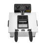 VEVOR Commercial Electric Deep Fryer, 5.2 L Oil Capacity, 2500W Stainless Steel Countertop Fryer with Large & Small Baskets, Overheat Protection, Temp Control, Timer, for Home Restaurant Use, Silver