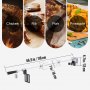 VEVOR Kit de Asador Eléctrico Carga de 12 kg Asador con Motor de 9 W Velocidad de 4 rpm Kit de Asador Automático al Aire Libre de Acero Inoxidable Rotación Automática Kit Asador para Pollo Pato Pavo