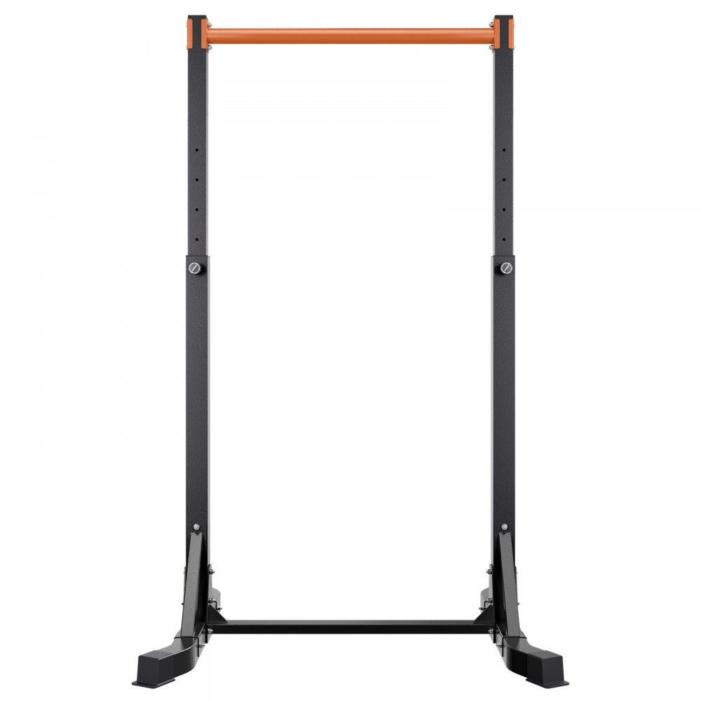 VEVOR Estación Portátil de Dominadas y Fondos, Carga de 150 kg, Autoportante, con Estructura en H y Tubo de Acero, Altura Ajustable en 8 Posiciones, para Entrenamiento de Brazos, Espalda y Pecho