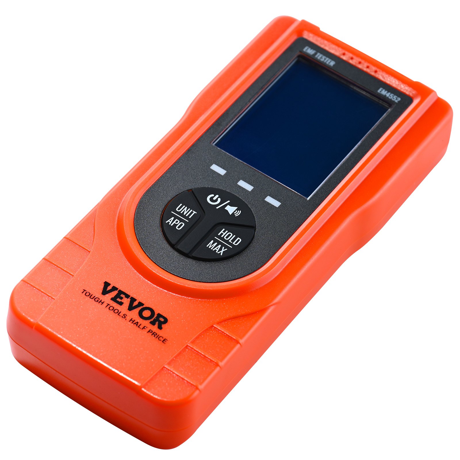 VEVOR Medidor EMF 3 en 1 Detector de Radiación de Campo Electromagnético Recargable Portátil 5 Hz-3,5 GHz Probador EMF Digital LCD para Inspección del Hogar EF MF RF Equipos para Exteriores