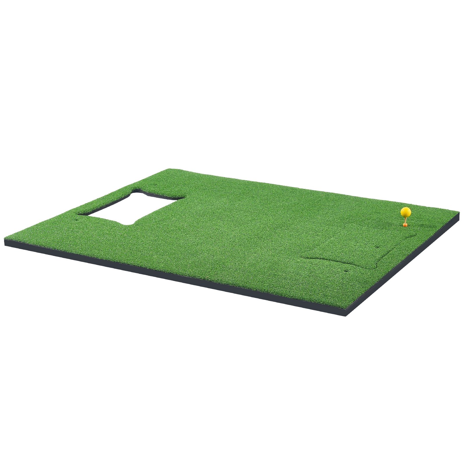 VEVOR Alfombrillas de Golf 4 en 1 Césped Sintético 152x122 cm Tapetes  de Entrenamiento de Golf Gruesa con 4 Insertos Intercambiables para práctica de Golf, Patio Trasero, Interior y Exterior