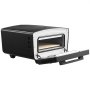 VEVOR Horno Eléctrico para Pizza 12 pulgadas para Encimera 2200 W 430 °C, Carcasa de Acero Laminado en Frío, Control Independiente de Temperatura y Tiempo, para Cocinas Domésticas y Restaurantes
