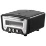VEVOR Horno Eléctrico para Pizza 12 pulgadas para Encimera 2200 W 430 °C, Carcasa de Acero Laminado en Frío, Control Independiente de Temperatura y Tiempo, para Cocinas Domésticas y Restaurantes