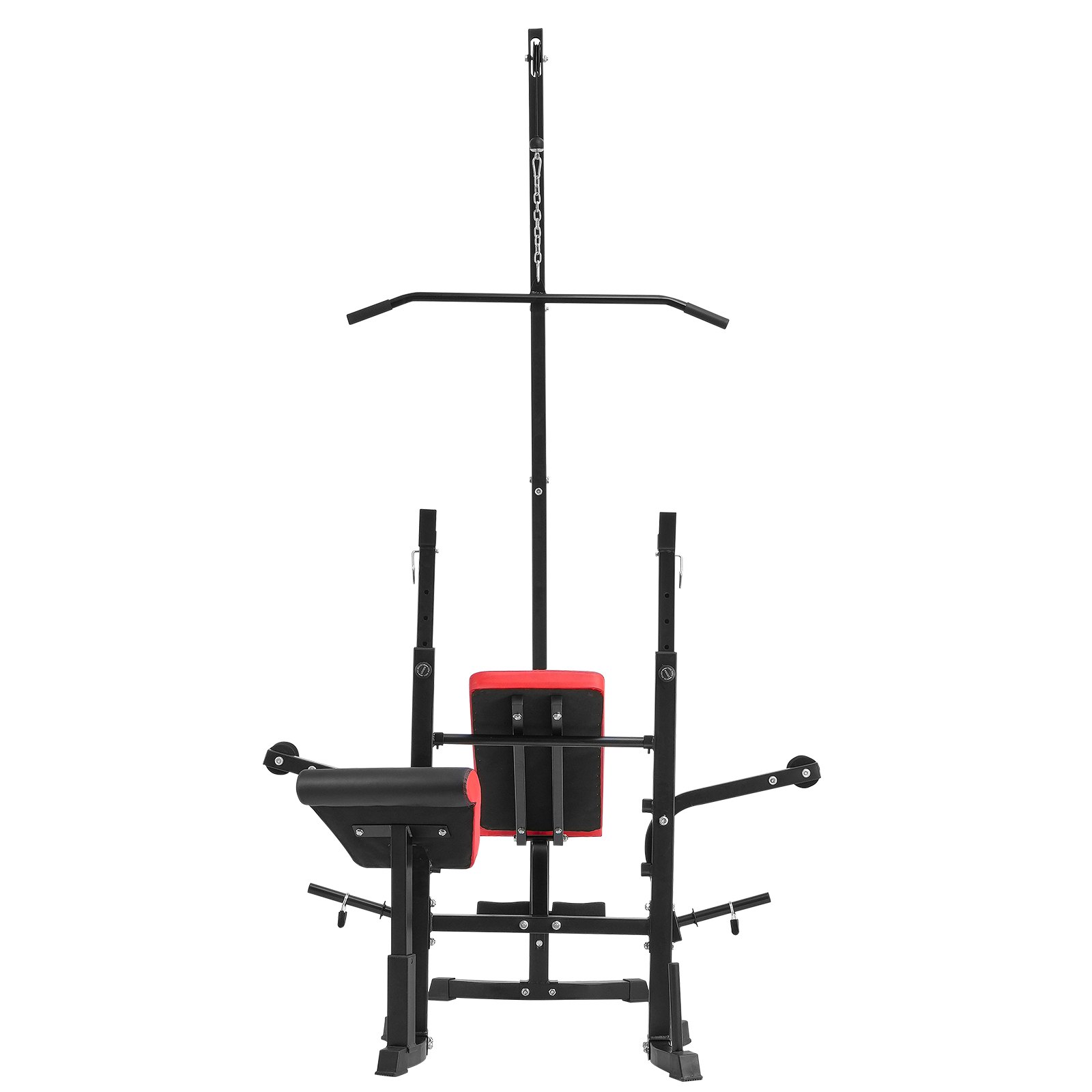VEVOR Banco Ajustable Multifuncional, Banco de Ejercicios de 272 kg para Abdominales para Entrenamiento de Cuerpo Completo, para Entrenamiento de Fuerza en el Gimnasio en Casa, 1700 x 1340 x 2500 mm