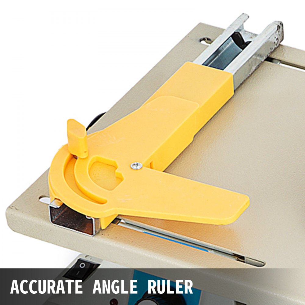 VEVOR Hoja de Sierra de Mesa de Precisión Bricolaje, Carpintería Corte Pulido Talla 220 V, Mesa de Banco Portátil 350 W, Máquina de Tallado de Pulido de Corte de Carpintería Velocidad 0-10,000 rpm
