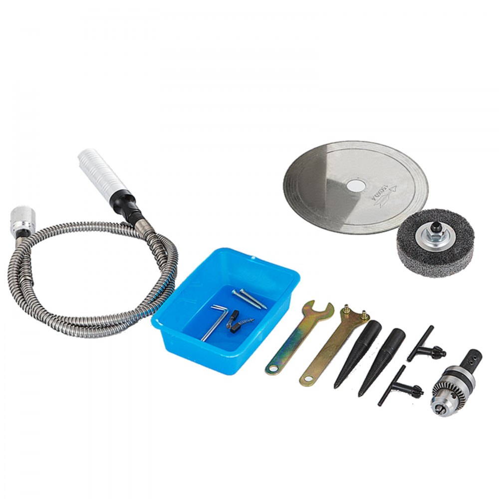 VEVOR Hoja de Sierra de Mesa de Precisión Bricolaje, Carpintería Corte Pulido Talla 220 V, Mesa de Banco Portátil 350 W, Máquina de Tallado de Pulido de Corte de Carpintería Velocidad 0-10,000 rpm