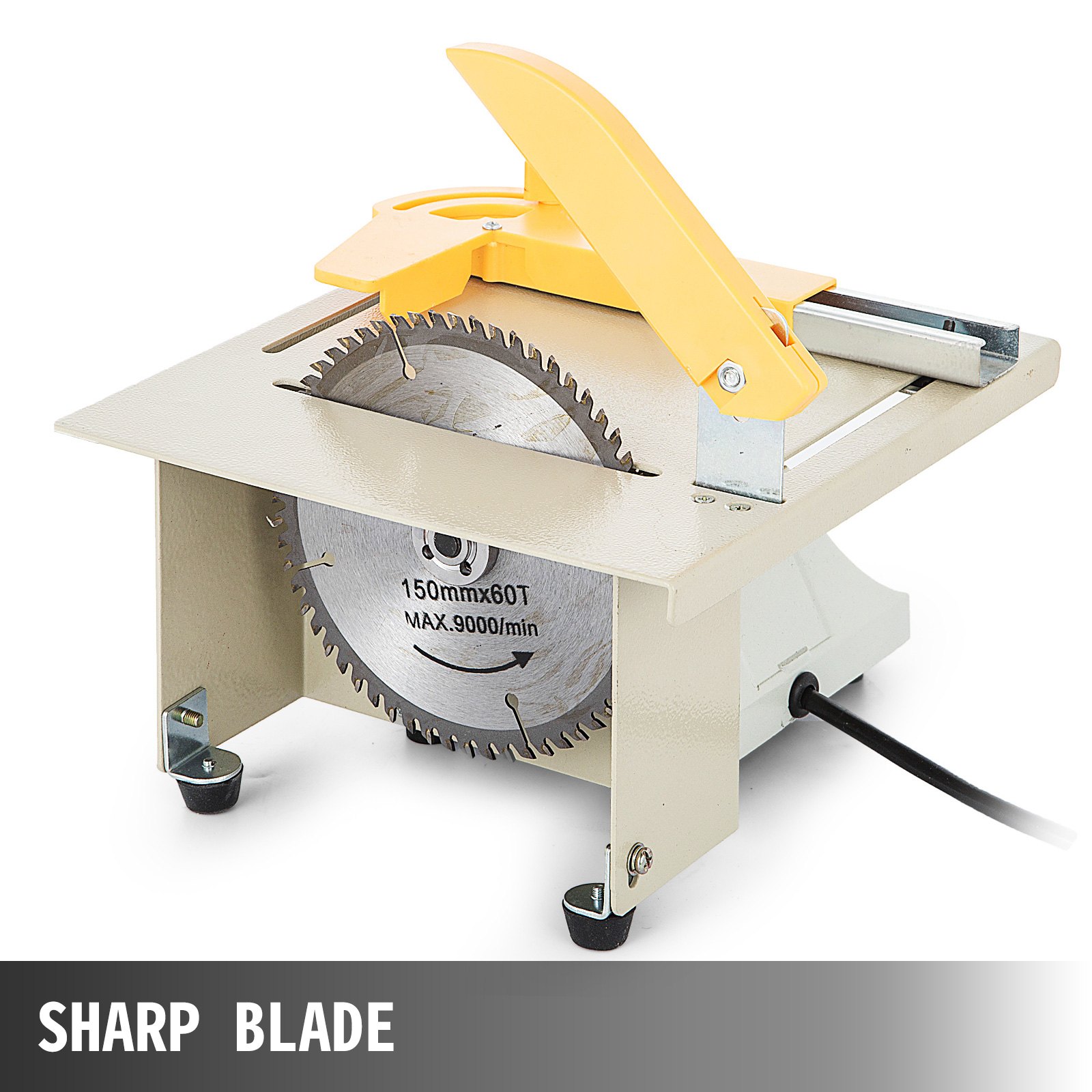 VEVOR Hoja de Sierra de Mesa de Precisión Bricolaje, Carpintería Corte Pulido Talla 220 V, Mesa de Banco Portátil 350 W, Máquina de Tallado de Pulido de Corte de Carpintería Velocidad 0-10,000 rpm