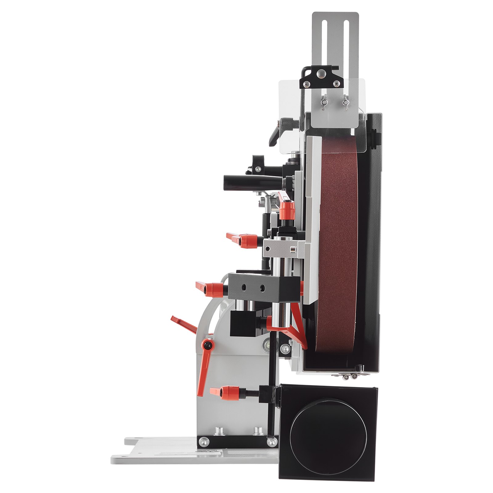 VEVOR Lijadora de Banda de 1500 W con VFD Velocidad Variable 600 a 6000 RPM, 32 m/s Motor sin Escobillas, Amoladora de Lijado 1829 x 51 mm, 3 Modos, 3 Bandas para Metal Acero Taller Madera Cuchillos