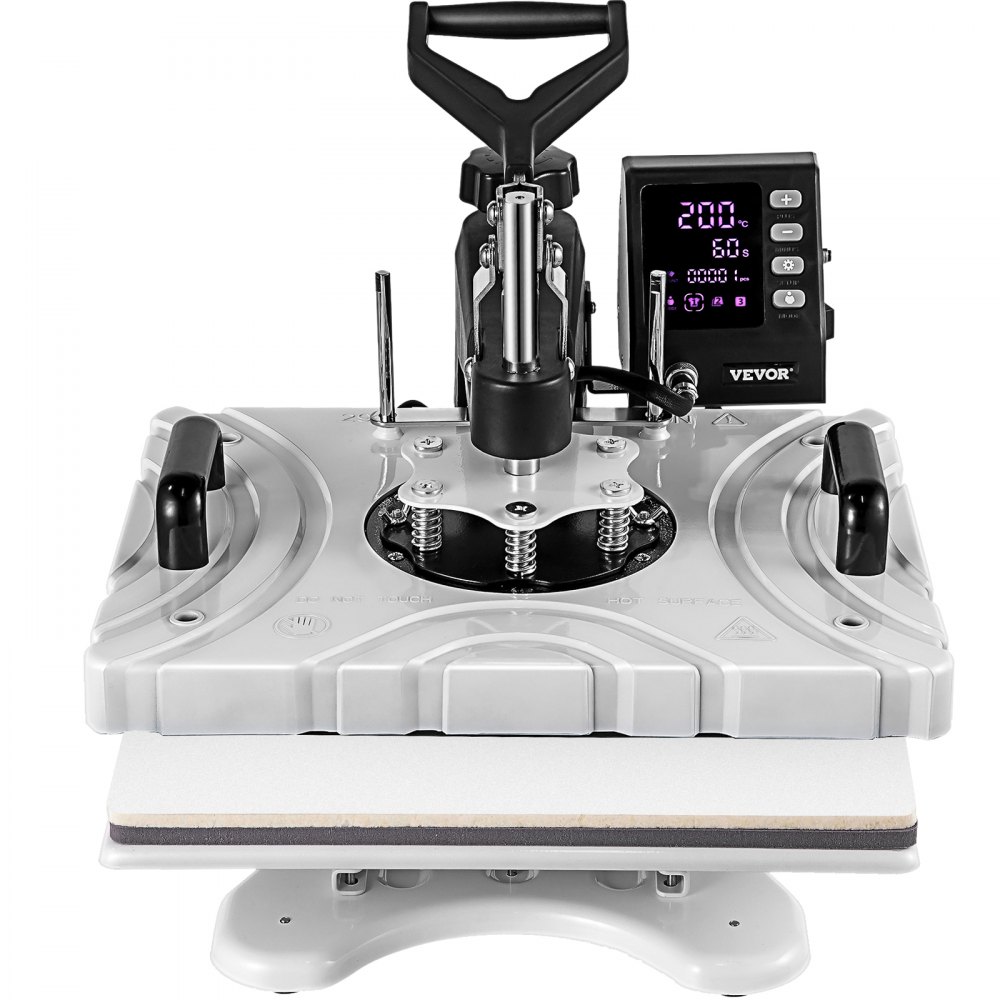 VEVOR La Prensa del Calor, Máquina de Sublimación 5 en 1, 1.000 W, Color Blanco
