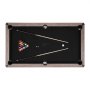 VEVOR 214cm Pool Table Combo Set, 3-in-1 Multi Game Billiards Tables with Dining Top and Ping Pong, 2 Benches for Storage and Accessory, Includes Ball Cue Rack Chalk Brush, for Family Recreation Room