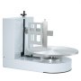 VEVOR Máquina para Decorar Pasteles, Máquina para Untar y Cubrir Crema para Pasteles, Bajo Ruido, Plato Giratorio con Raspador Ajustable, Velocidad de Rotación 25-320 RPM, Blanco, 700 x 500 x 550 mm