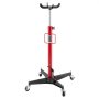 VEVOR Hydraulic Transmission Jack, 1100 lbs / 0.5 Ton Lifting Capacity Telescoping Transmission Jack with Foot Pedal, 360° Swivel Wheel, 112-187 cm High Lifting Height, Lift Hoist for Garage/Shop