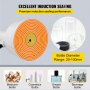 VEVOR Máquina de sellado por Inducción Sellador de Inducción Manual Electromagnético 20-100mm 5-20 unidades/min Sellador de Inducción Sellado de Tapa de