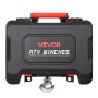 VEVOR Portable Winch, 2721 kg 12V DC Electric Winch with Synthetic Rope, Wireless & Wired Remotes, Box-Style Recovery Kit with Fairlead, Clevis Hook, Strap for ATV UTV Off-Road Outdoor Pulling Tasks