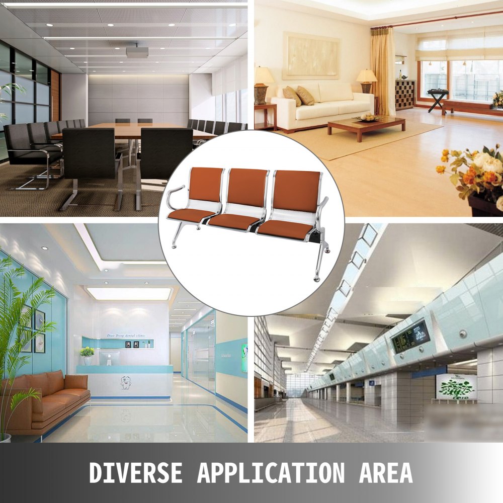 3 Asientos Silla Oficina Sillon Despacho Cocina Comedor Terraza Salon Hospital