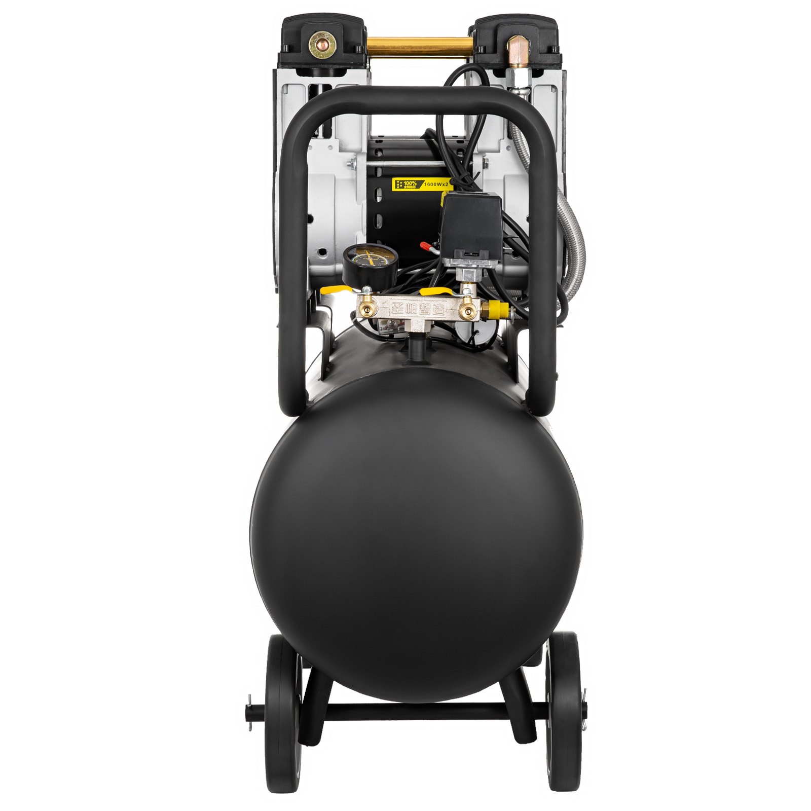 VEVOR Compresor de Aire sin Aceite 3200W 70L 250L/min Portátil Silencioso