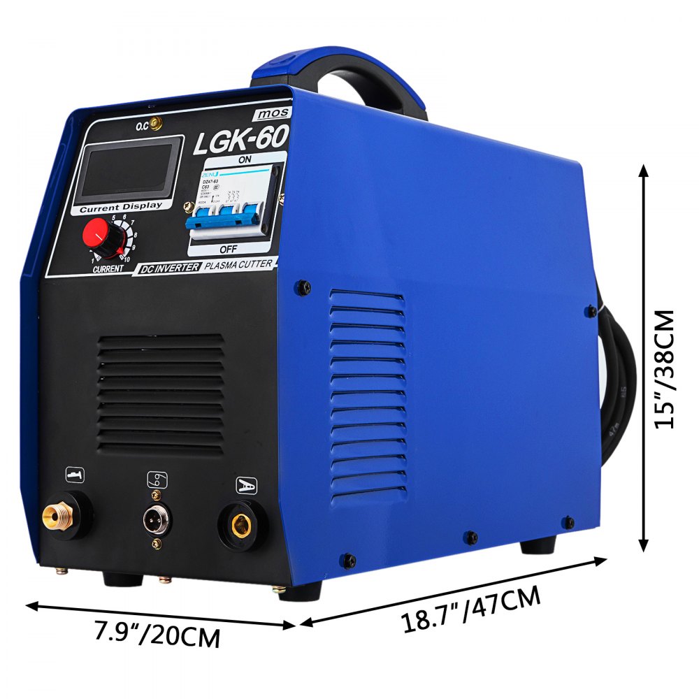 Cortador De Plasma 60a 380v Soldadura Inversor Lgk-60 7.9kva Con Antorcha