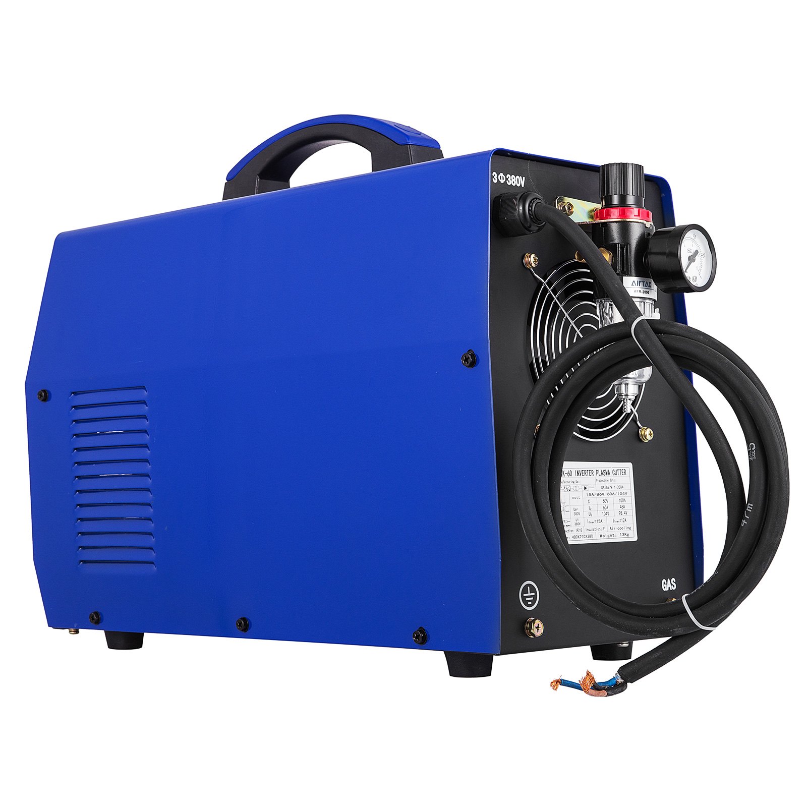Cortador De Plasma 60a 380v Soldadura Inversor Lgk-60 7.9kva Con Antorcha
